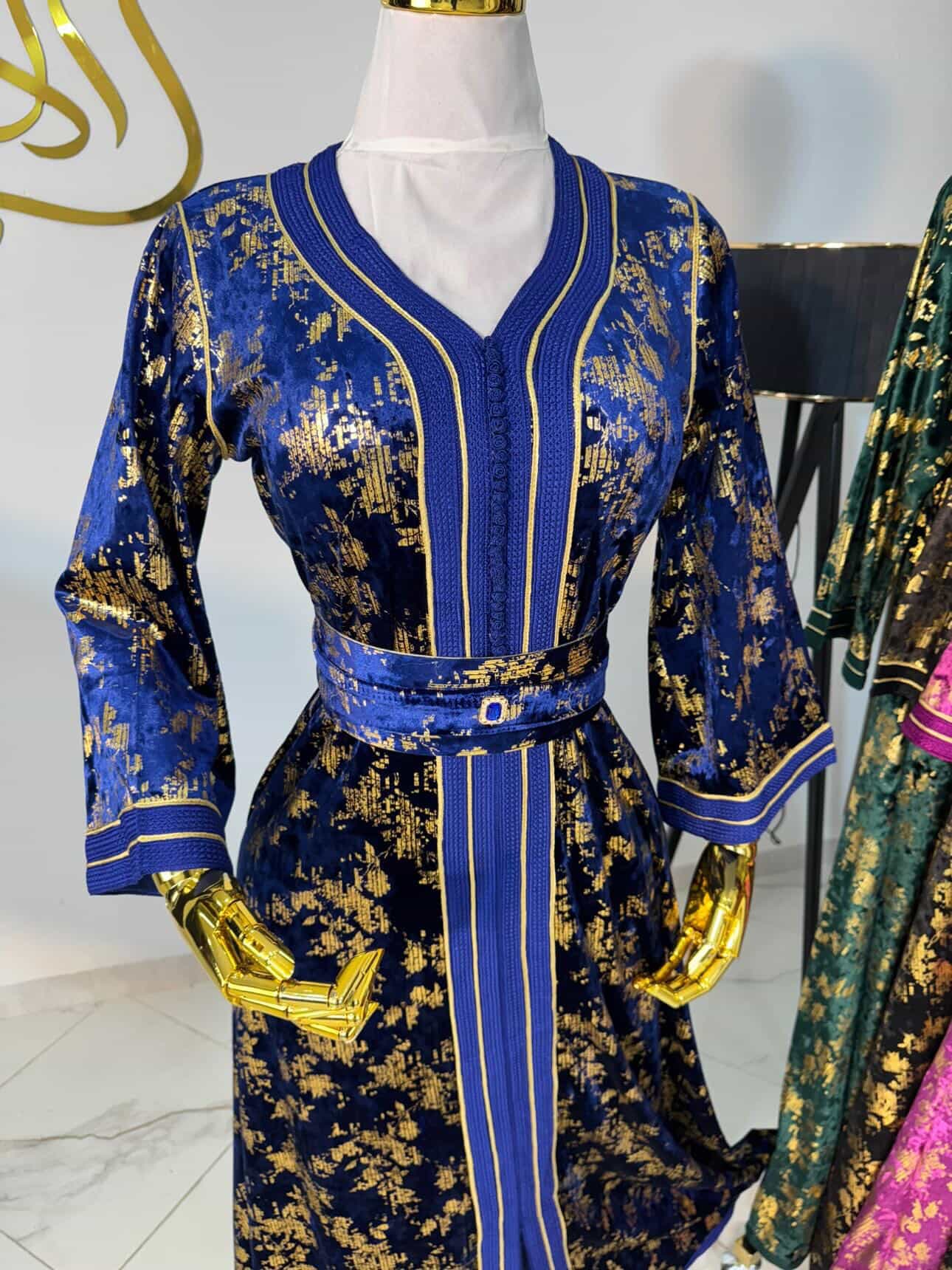 قفطان بروكار بحزام - صورة 11